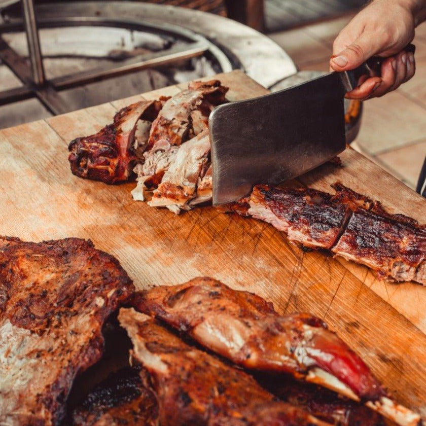 Roasted Whole Lamb Cooked & Cut