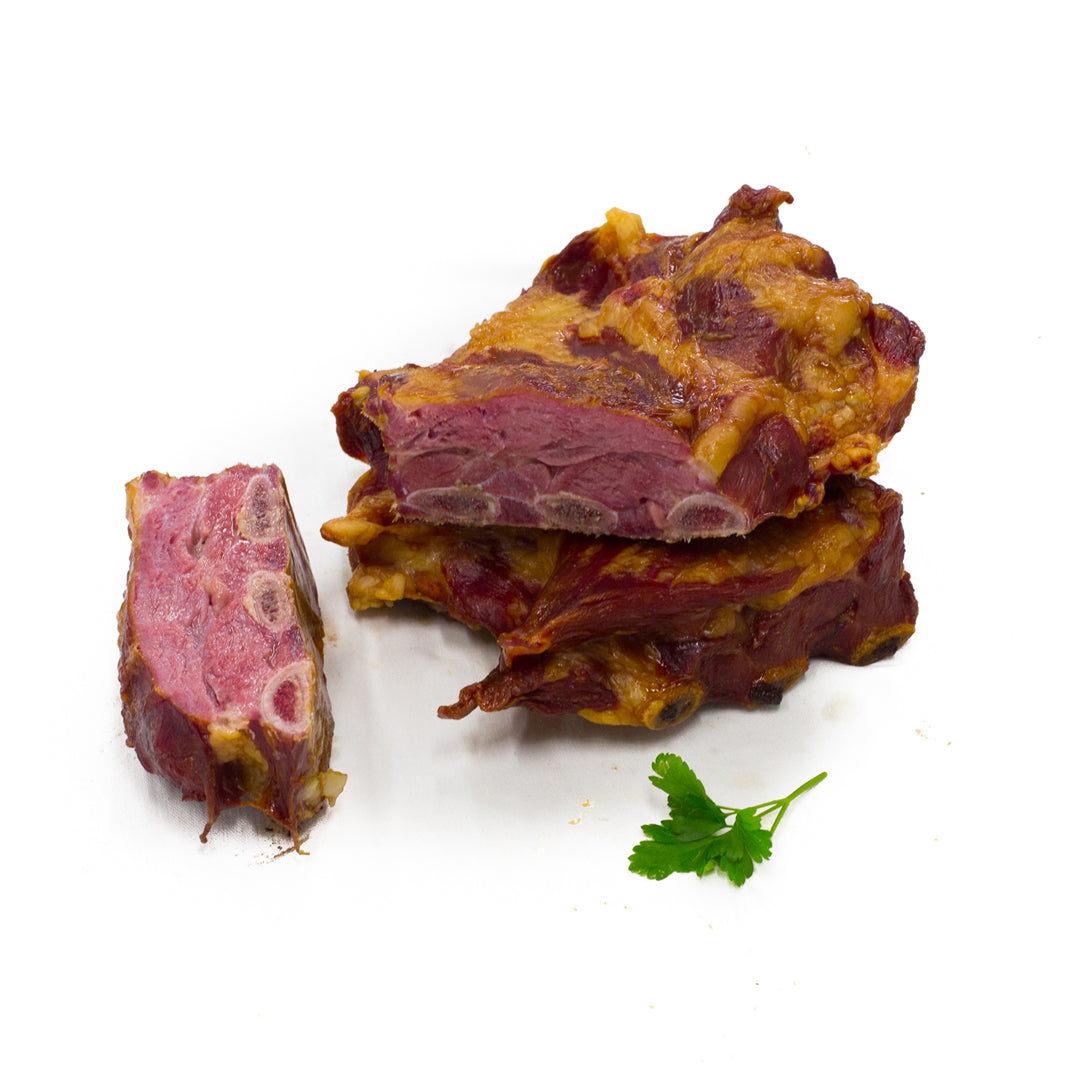 * Smoked Beef Ribs (Beef Bacon Bones)